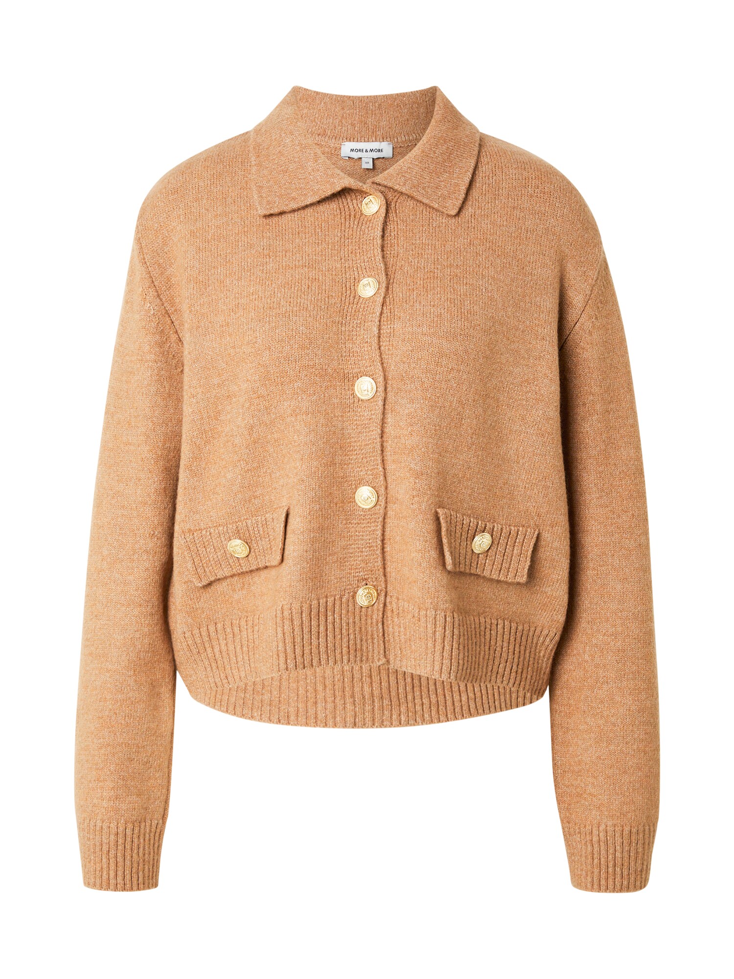 MORE & MORE Geacă tricotată  maro cămilă