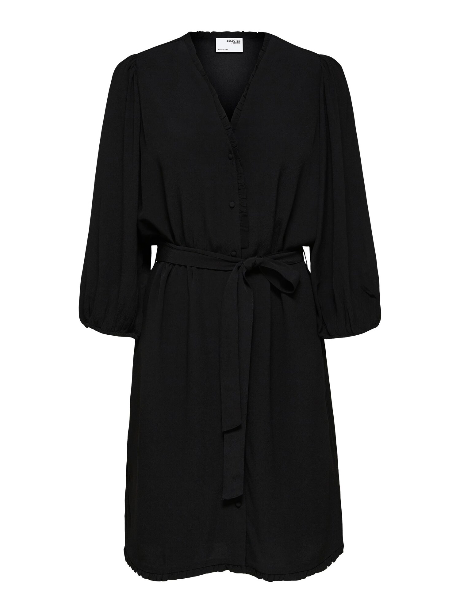 Selected Femme Curve Palaidinės tipo suknelė 'MIRA' juoda