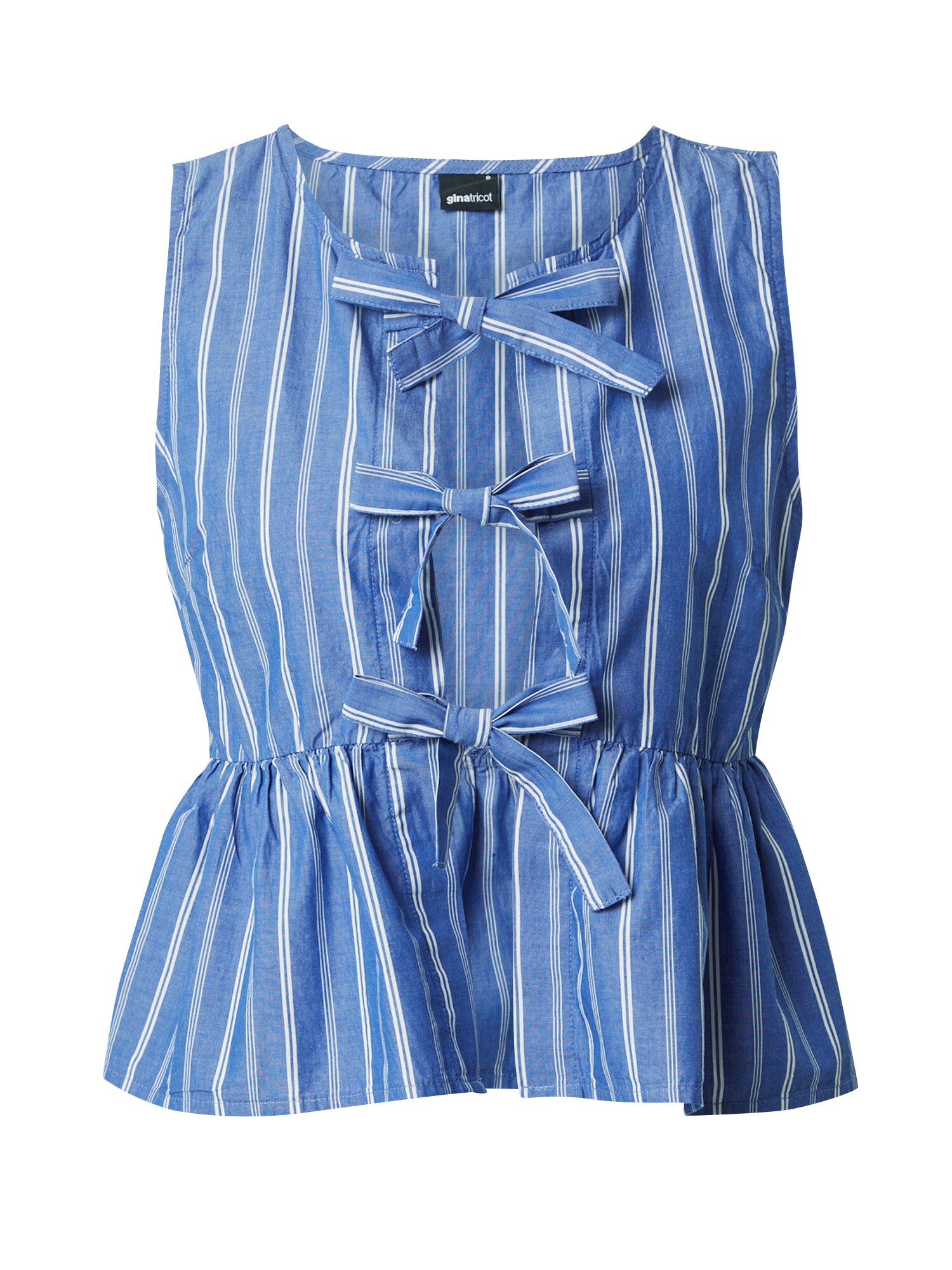 Gina Tricot Top modrá / biela