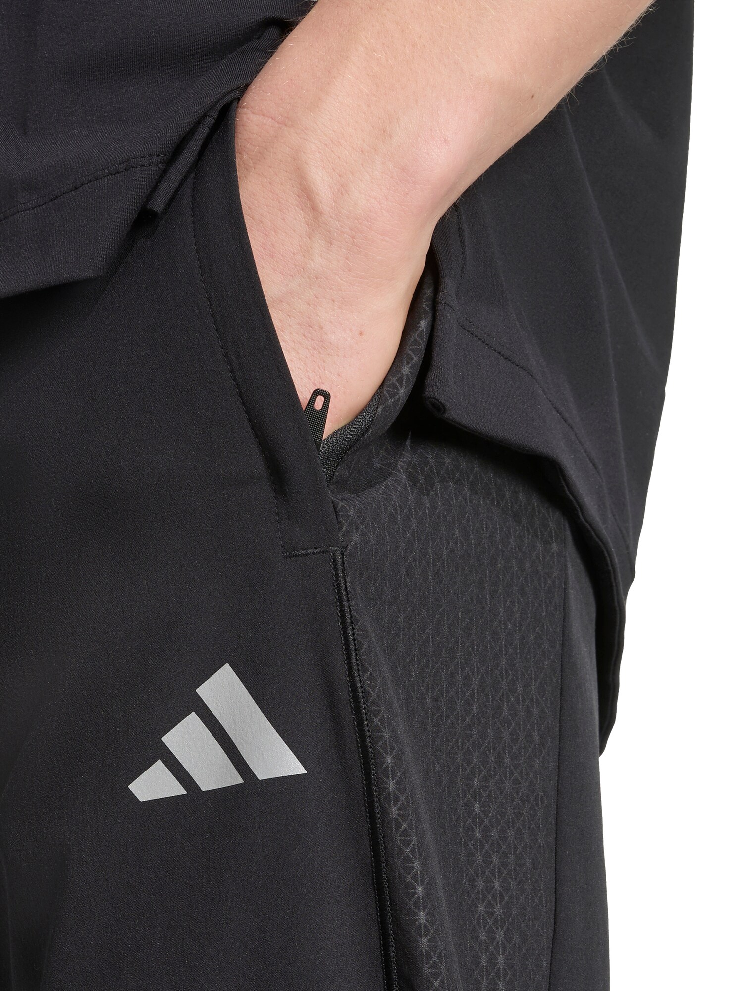 ADIDAS PERFORMANCE Športové nohavice 'Tech Apparel' antracitová / svetlosivá / čierna (obrázok 6)