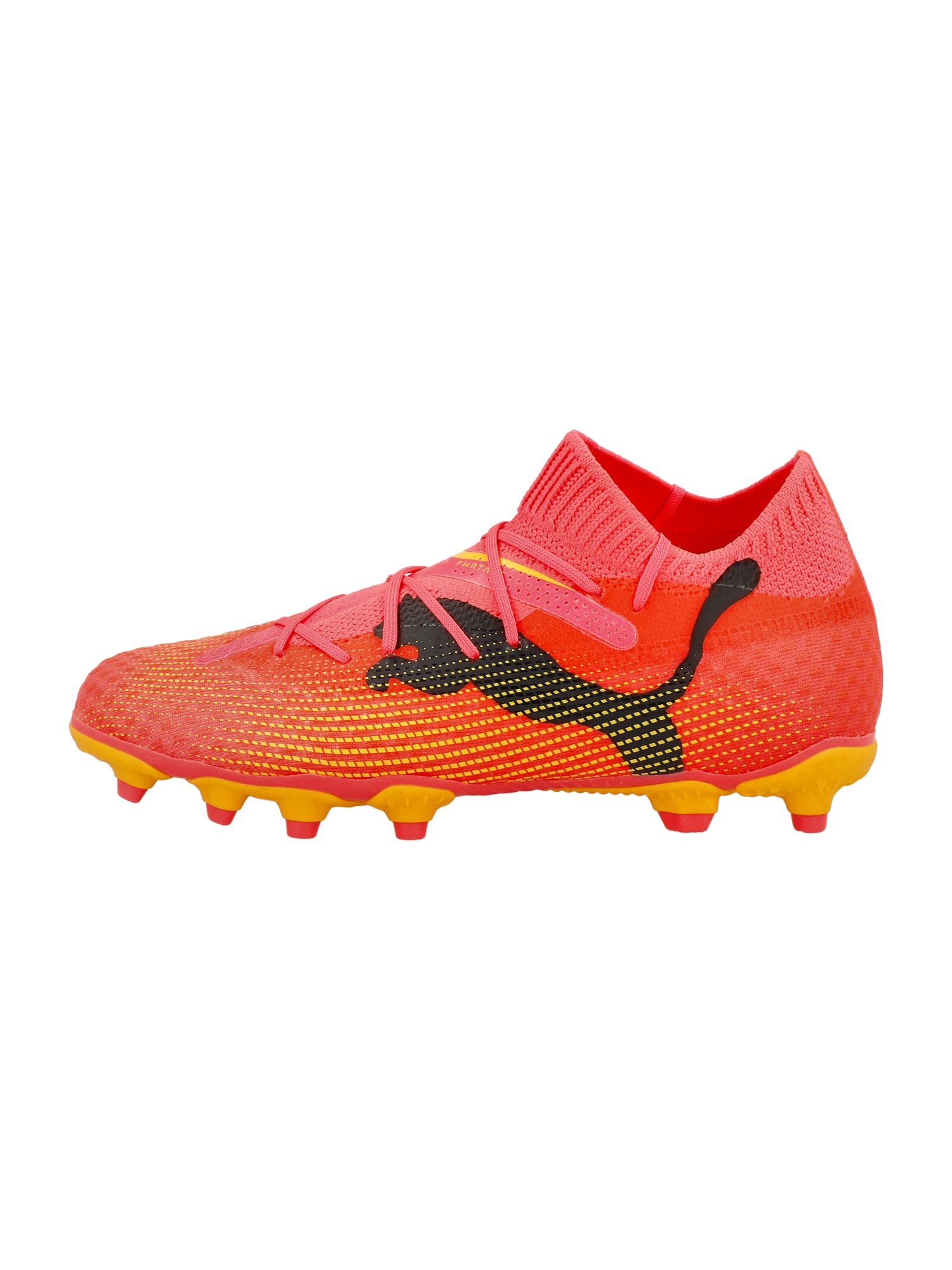 PUMA Športová obuv 'Future 7 Pro'  svetložltá / koralová / svetloružová / čierna