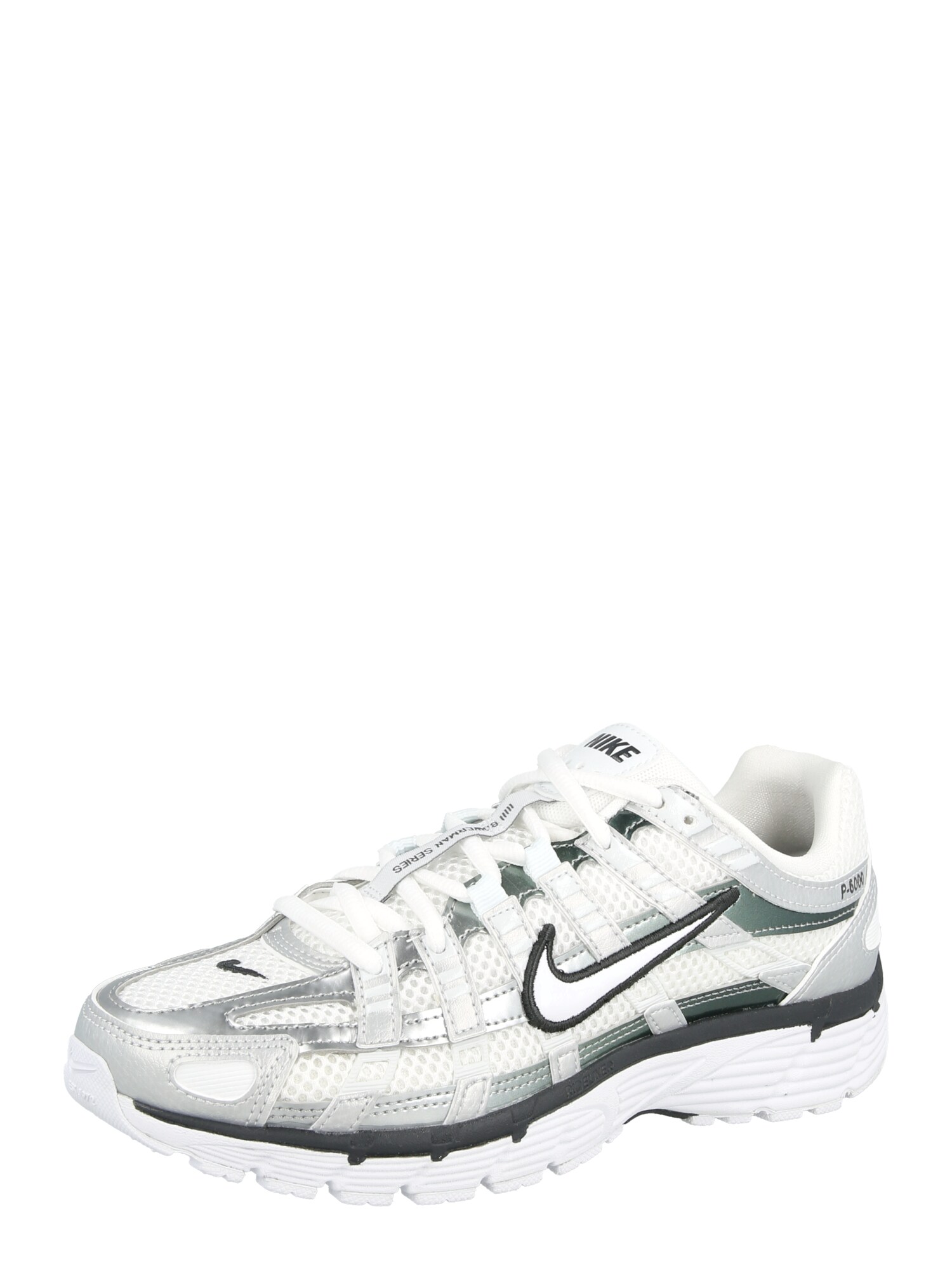 Nike Sportswear Nízke tenisky 'P-6000'  nefritová / čierna / strieborná / biela