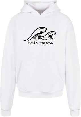 Merchcode Sweatshirt ‘Summer – Make Waves’ Zwart / Wit