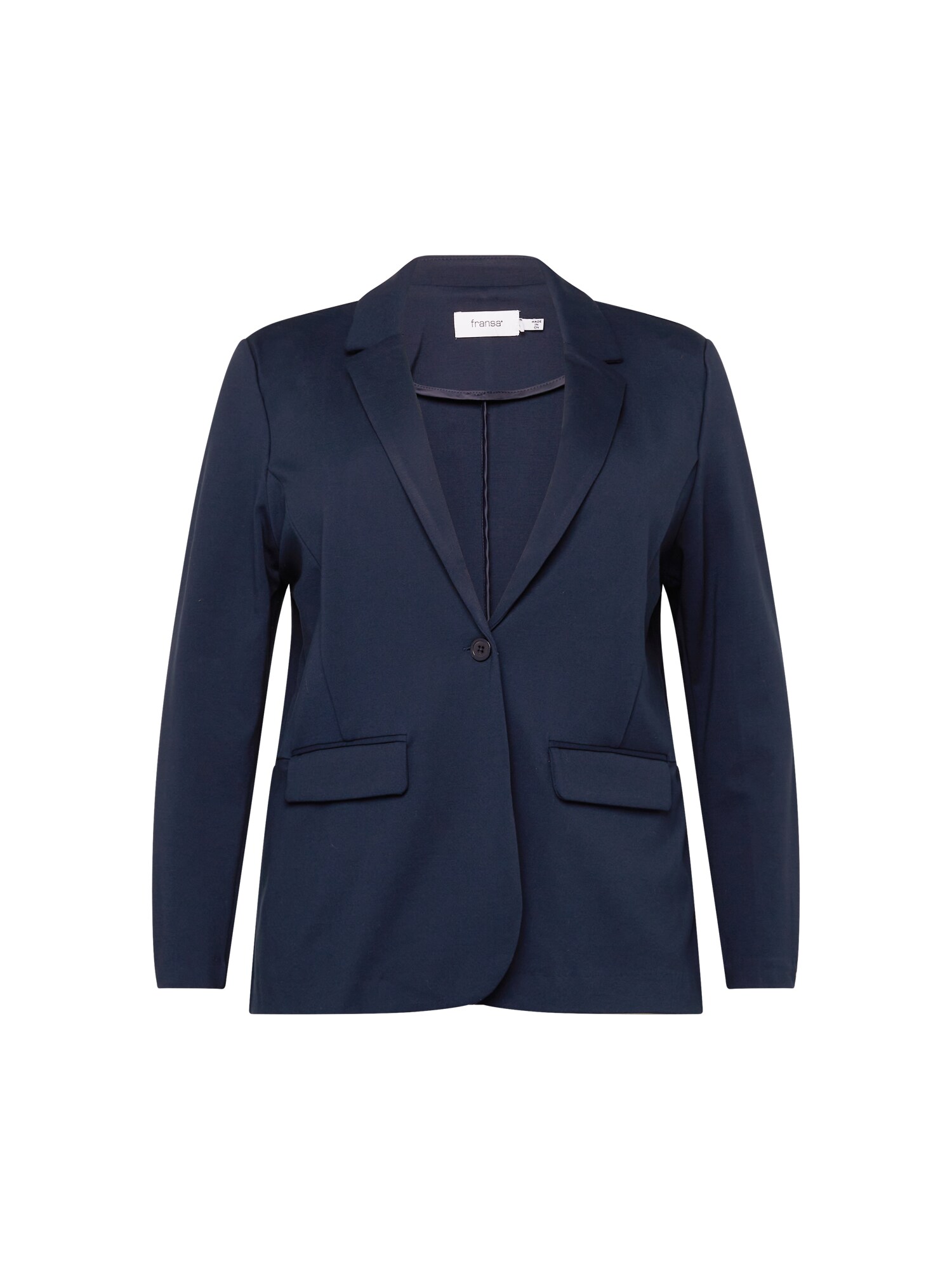 Fransa Curve Blazer  navy