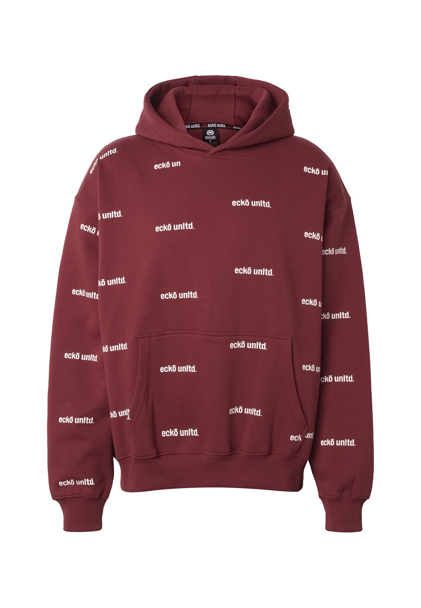 Ecko Unlimited Felpa rosso scuro / bianco