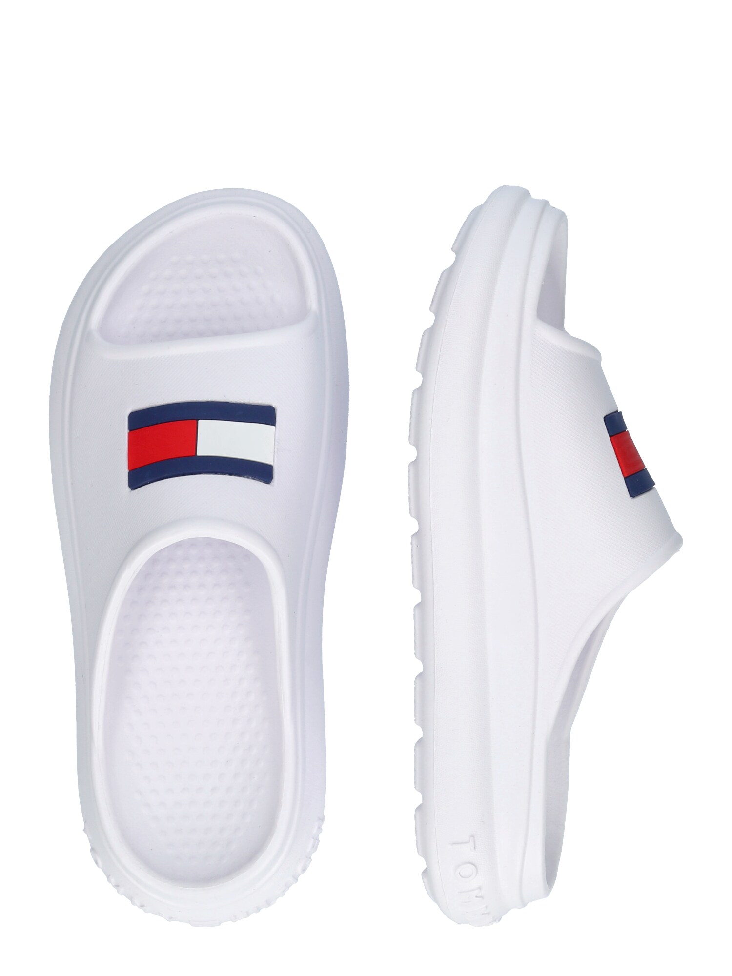 TOMMY HILFIGER Strandcipő  tengerészkék / piros / fehér termék 2. képe