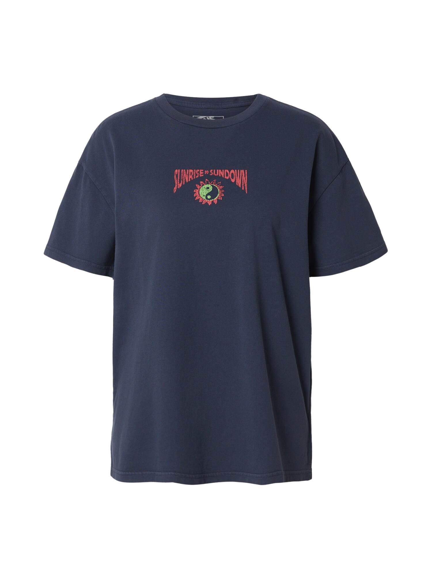 VANS Camiseta 'SUNRISE TO SUNDOWN'  navy / lima / rojo / blanco