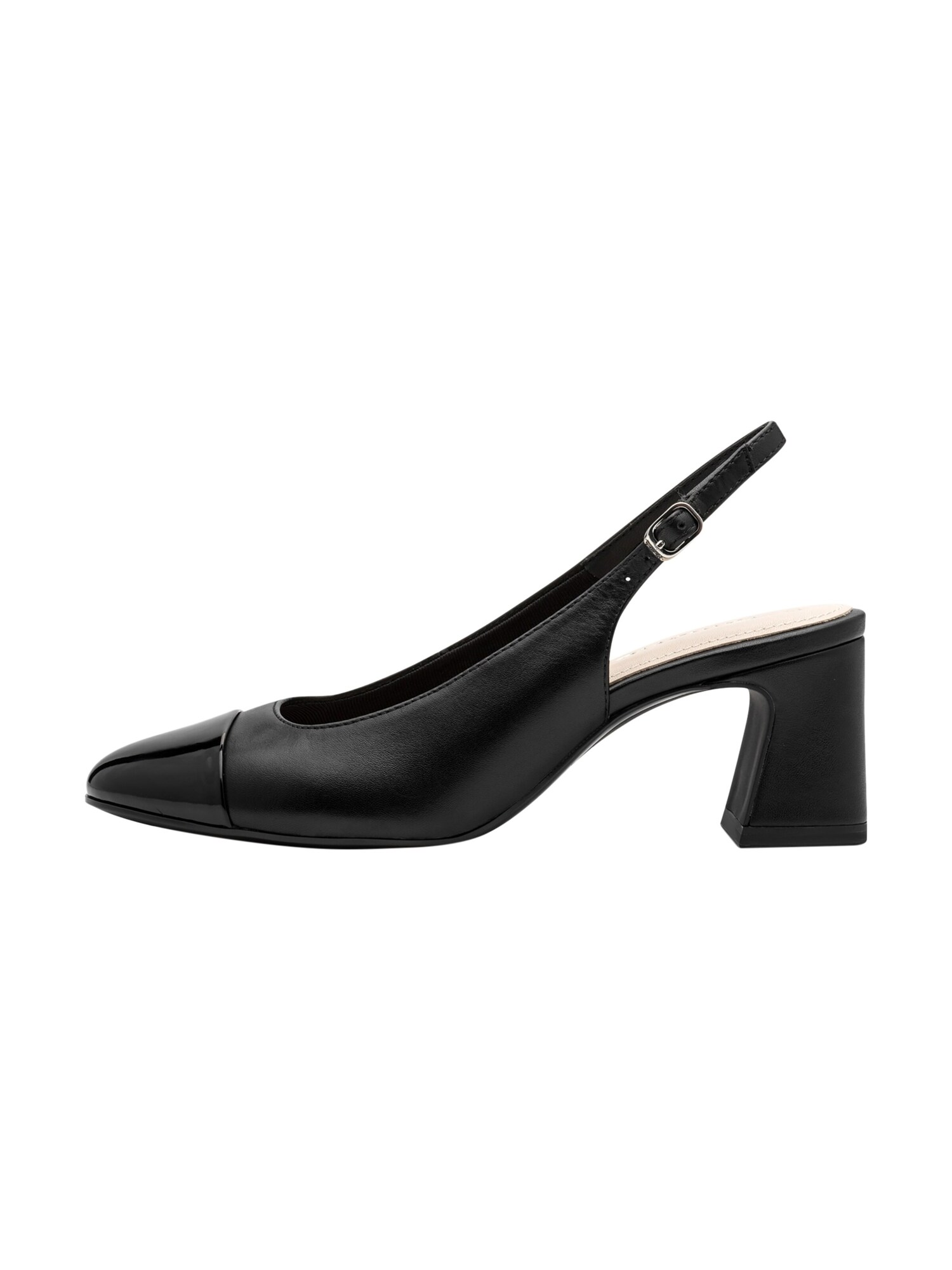 Tamaris Pumps 'Lederpumps' Zwart