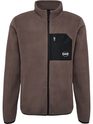 Hummel Fleece jas ‘LGC OLIVER’ Aardetinten / Zwart