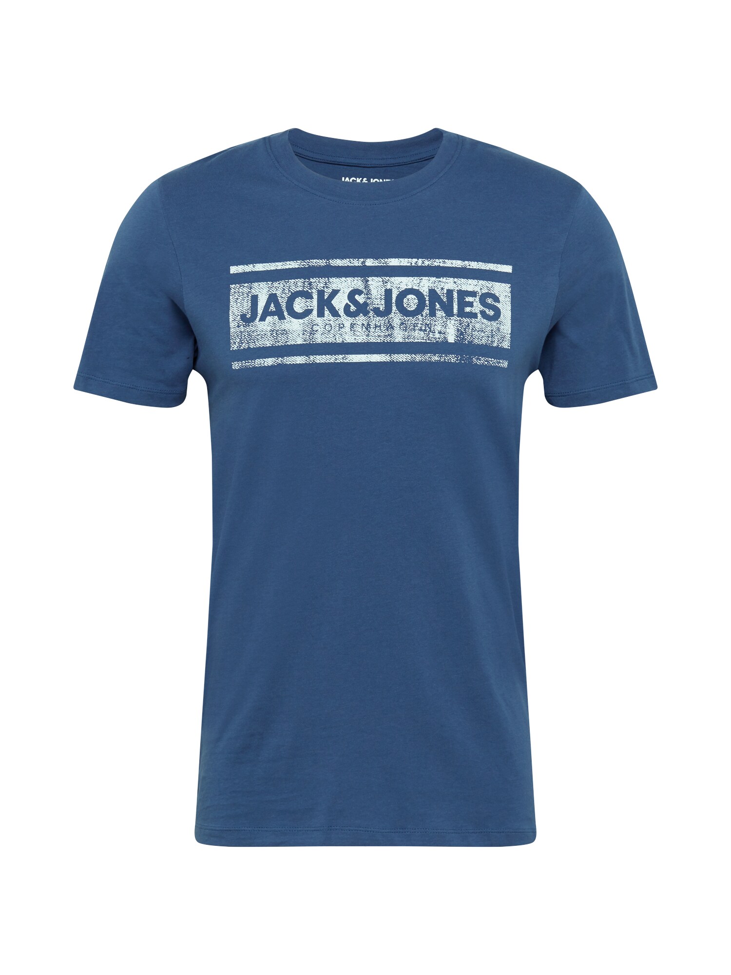 JACK & JONES Marškinėliai  mėlyna / mėtų spalva