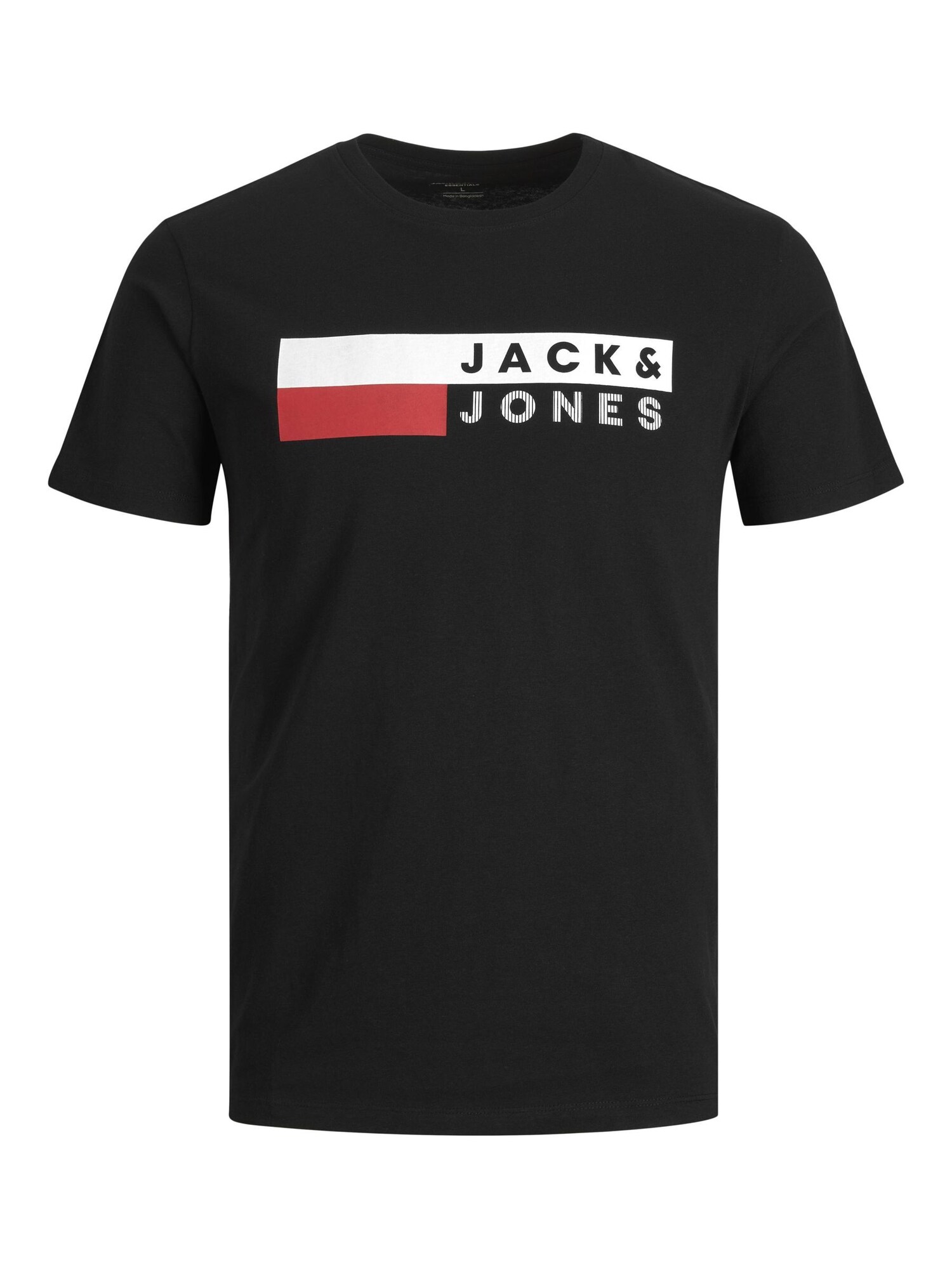 Jack & Jones Plus Tricou JJECorp  roșu / negru / alb