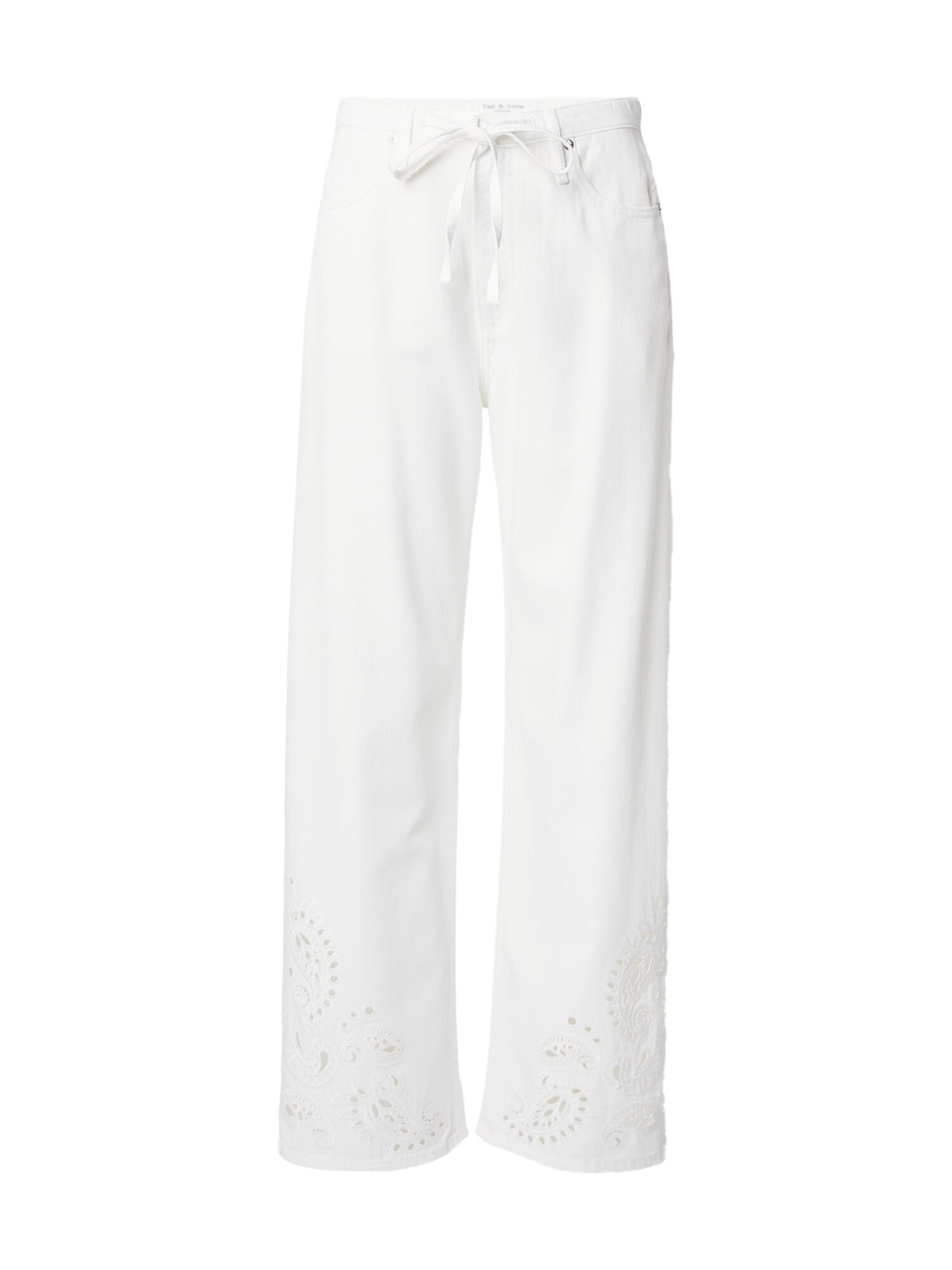 rag & bone Džínsy biely denim