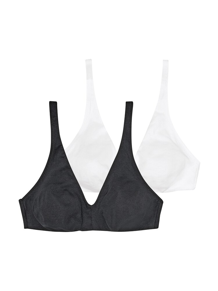 Next Melltartó Női fekete, fehér , Méret 80