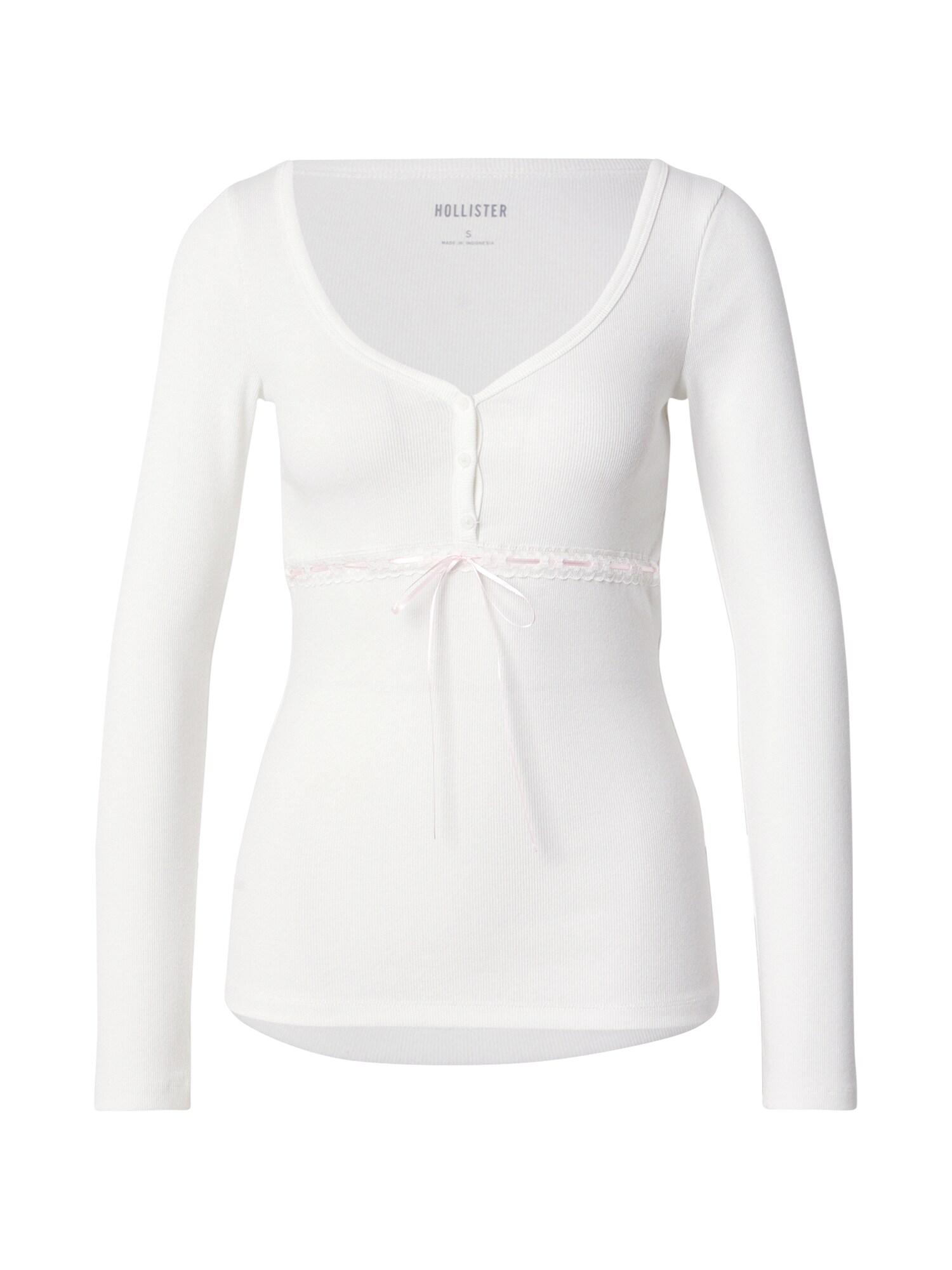 Hollister Tricou Alb-image