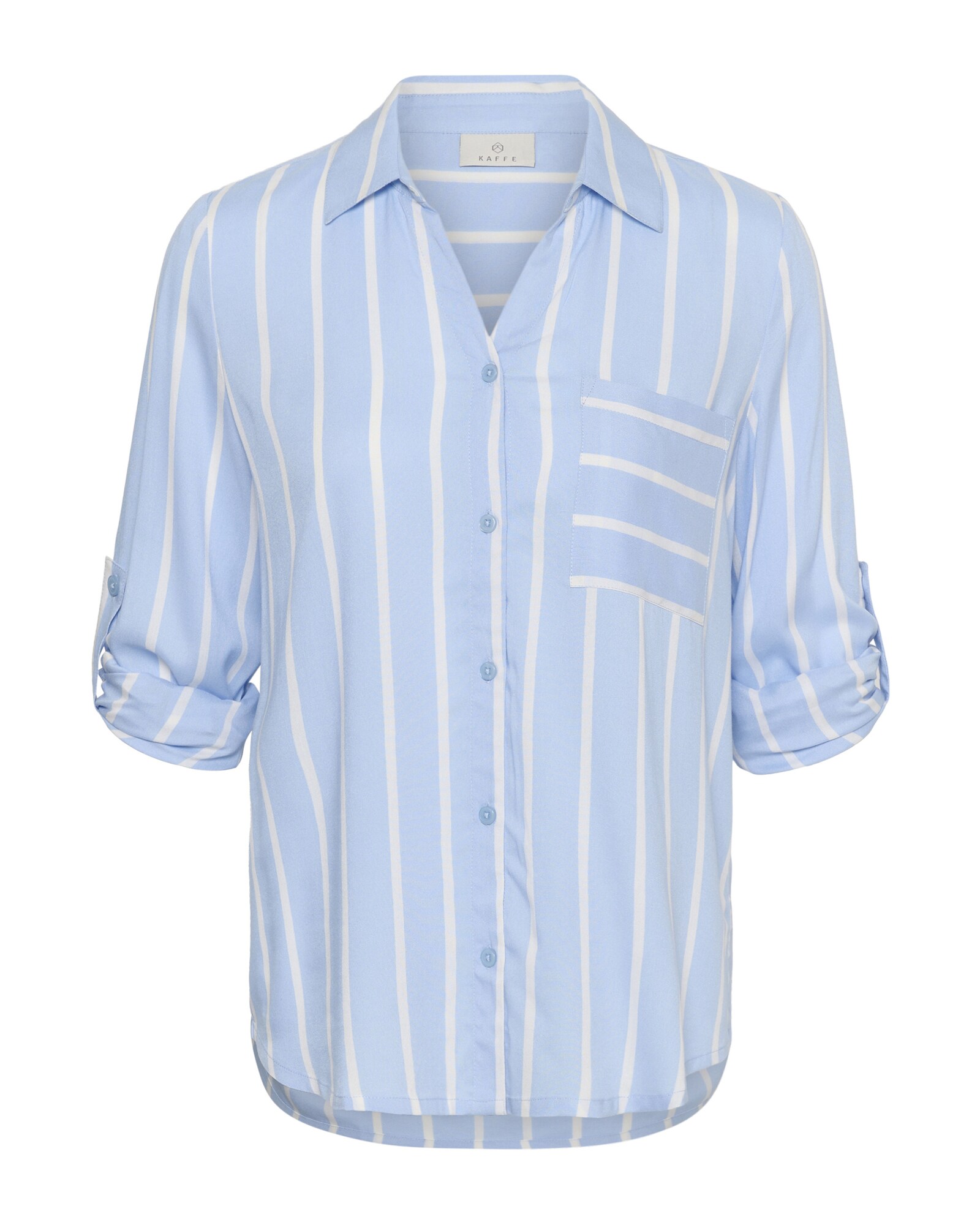 Kaffe Camiseta  azul cielo