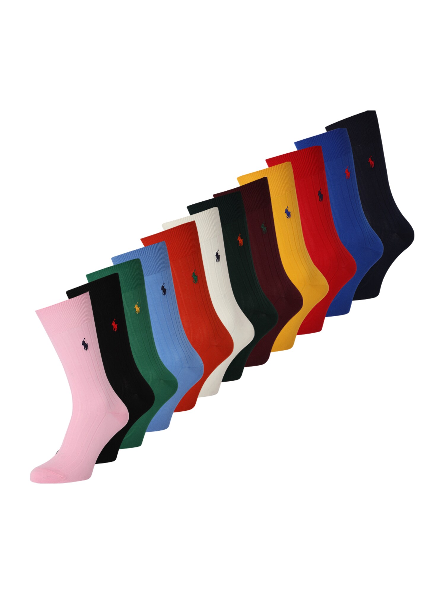 Polo Ralph Lauren Șosete  albastru / galben curry / verde închis / roz / roșu / negru / alb