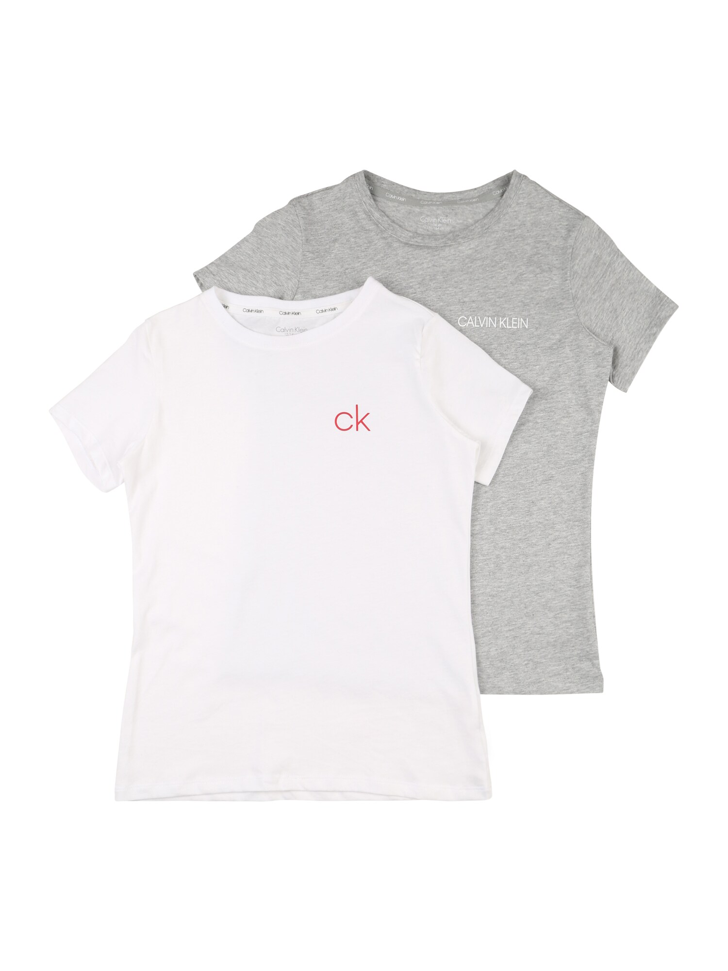 Calvin Klein Underwear Apatiniai marškinėliai  balta / pilka / šviesiai rožinė