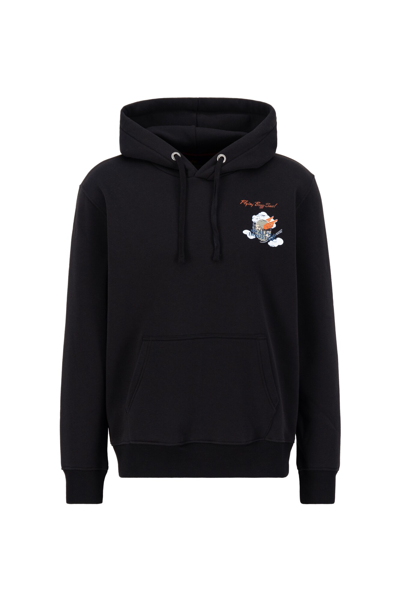 ALPHA INDUSTRIES Tréning póló 'Flying Buzz'  kék / narancs / fekete / fehér akciós termékkép 1