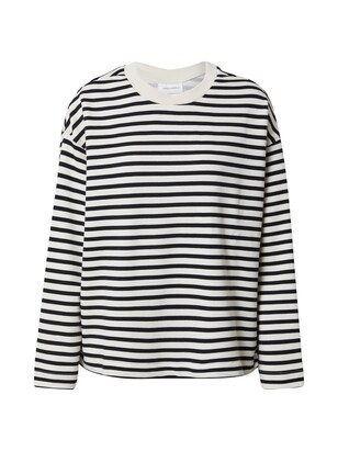 ARMEDANGELS Sweatshirt ‘Franka’ Zwart / Wit