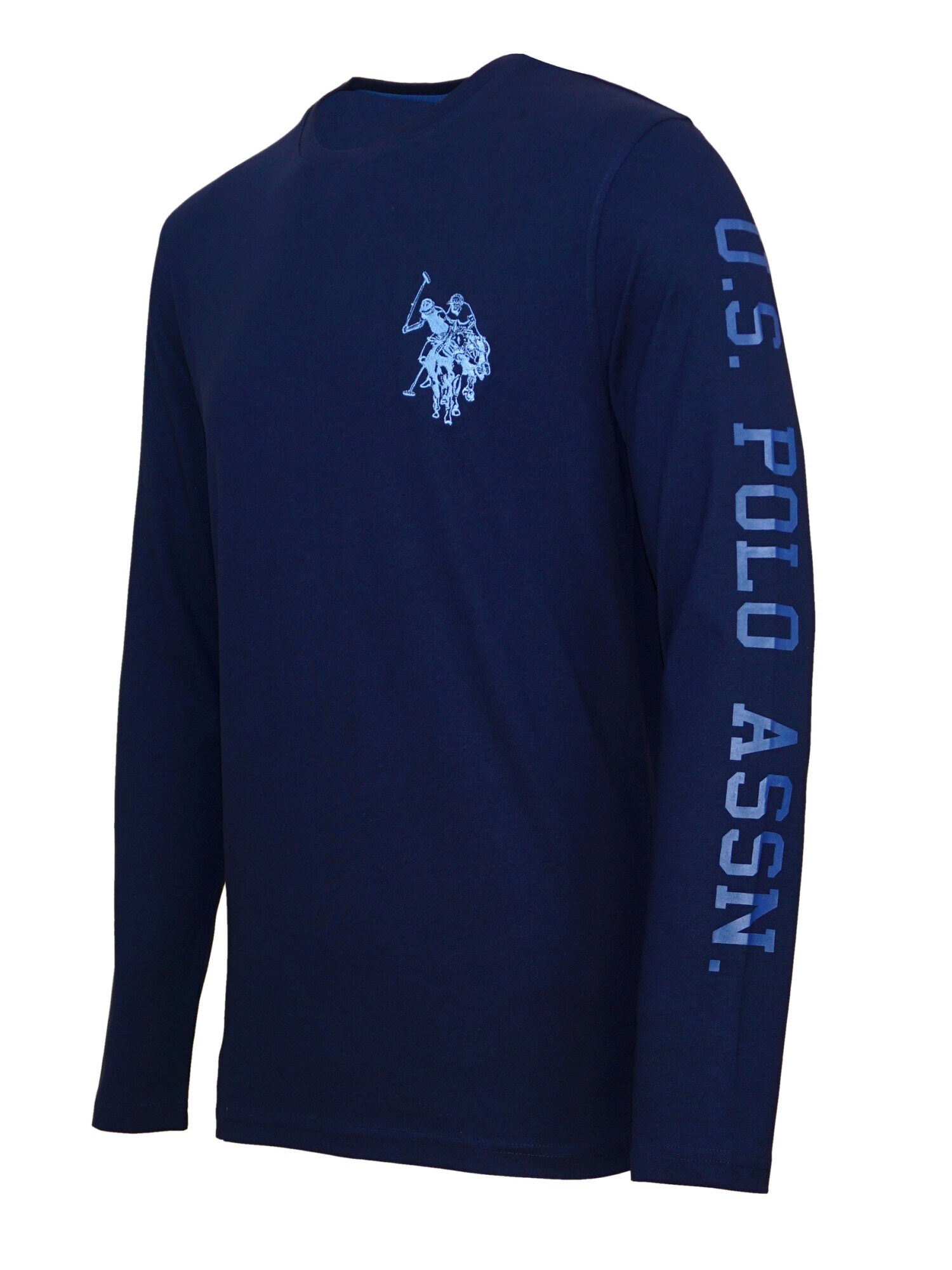 U.S. POLO ASSN. Tričko námornícka modrá / vodová (obrázok 3)