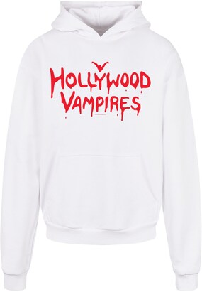 Merchcode Sweatshirt ‘Hollywood Vampires’ Bloedrood / Wit