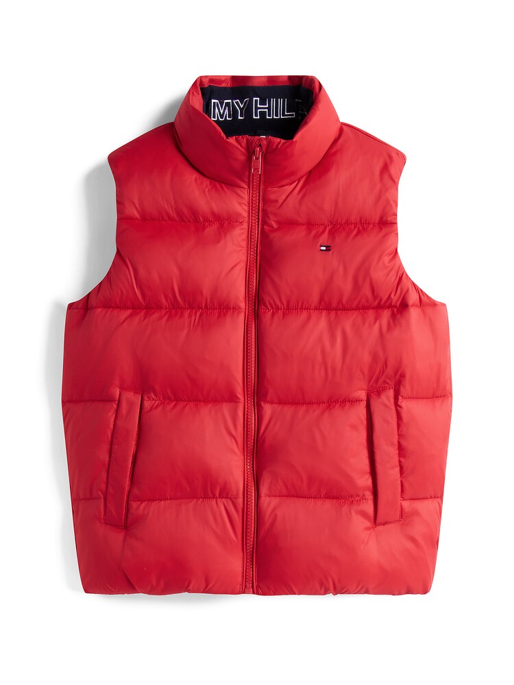 TOMMY HILFIGER Weste Jungen Größe 140 rot