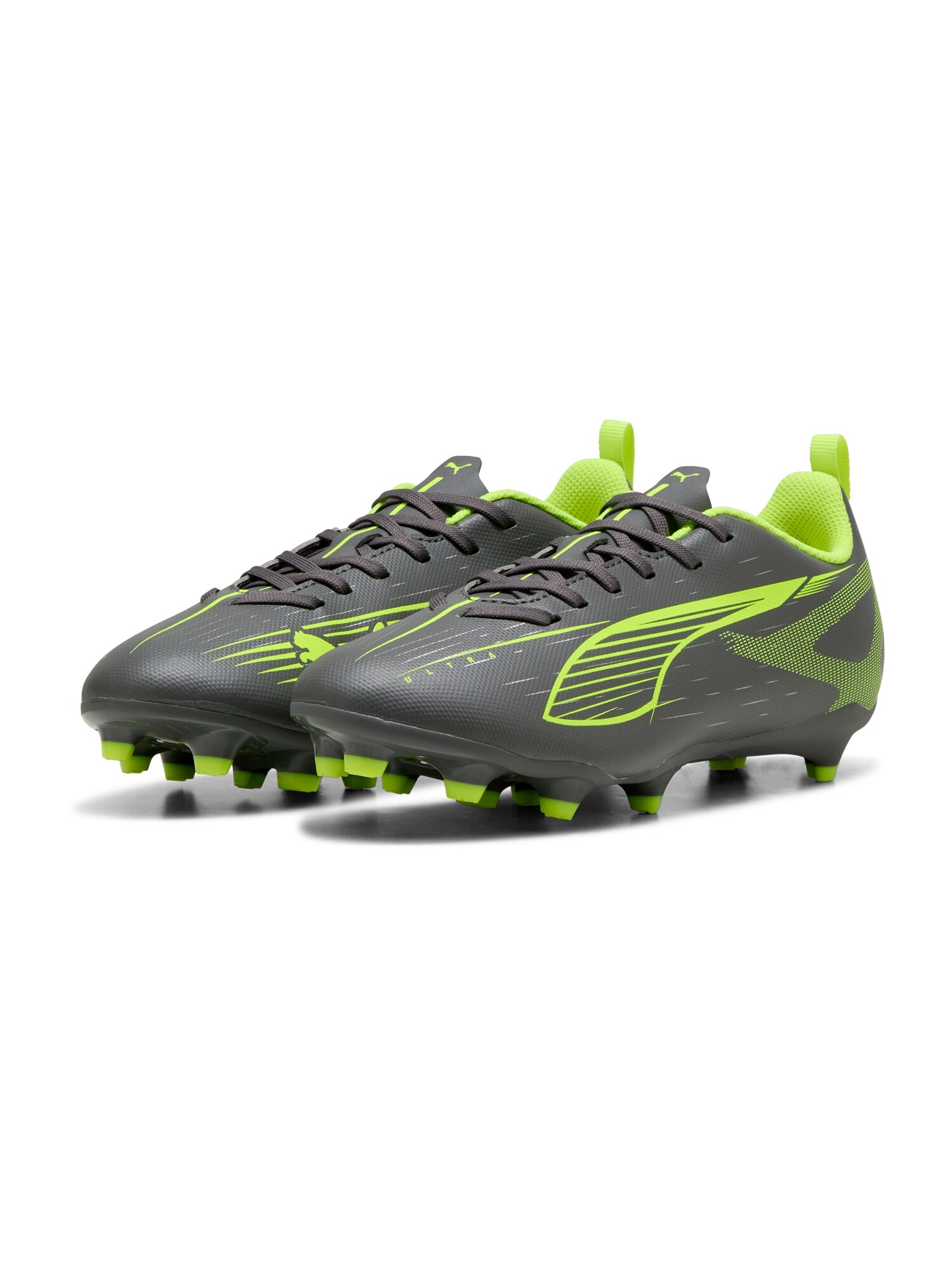 PUMA Sportcipő 'Ultra 5 Play'  neonzöld / ezüst termék 2. képe