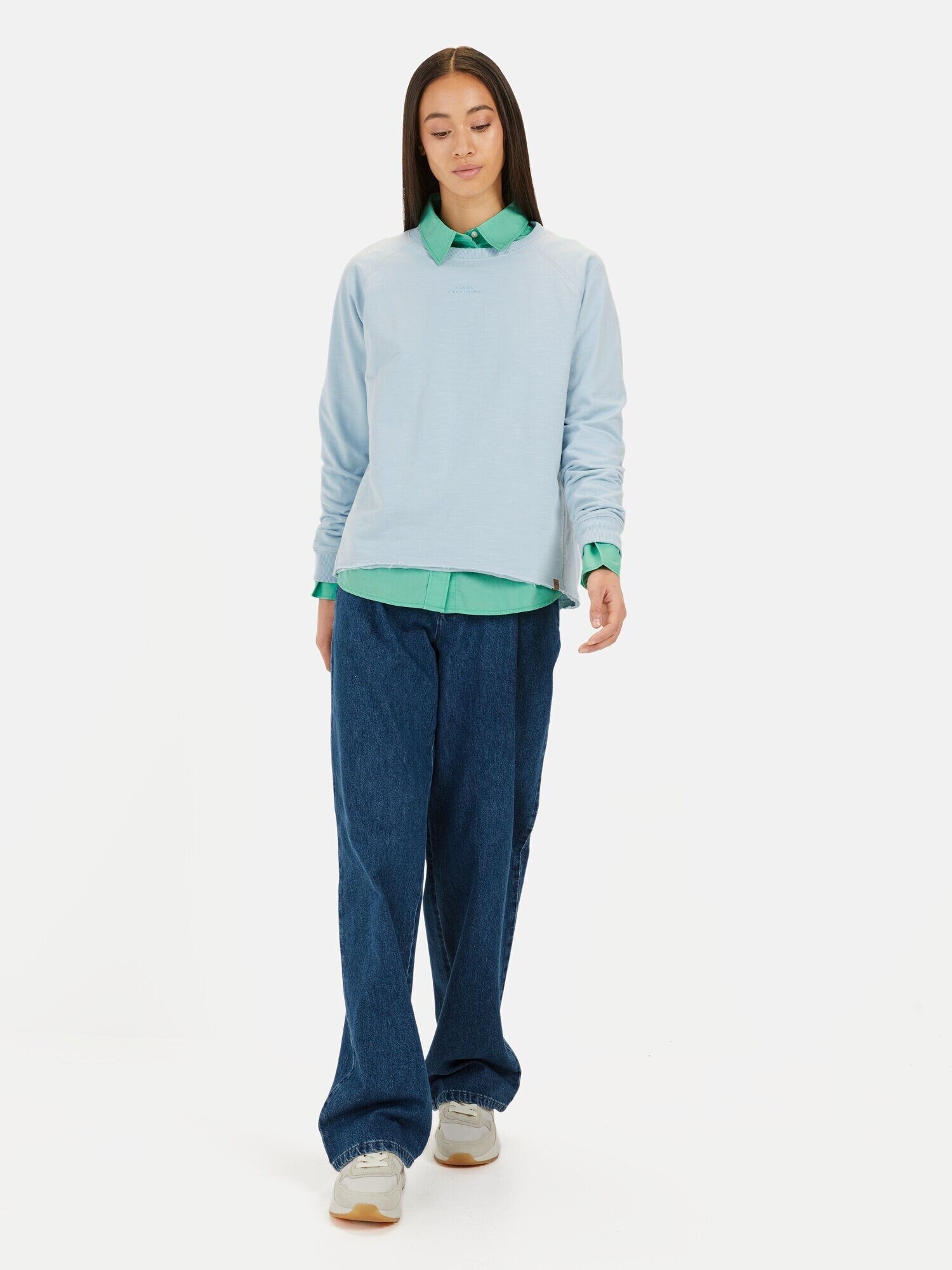 Thumbnail - Langarmshirt aus reiner Baumwolle