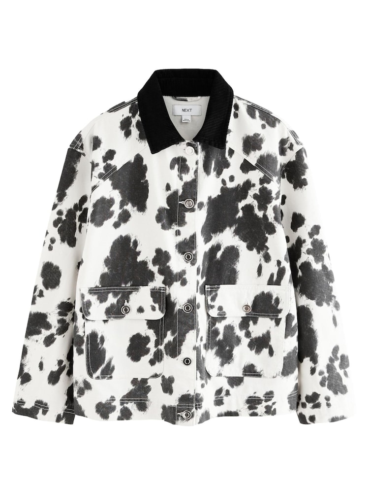 Next Übergangsjacke Damen Größe XXL schwarz / weiß