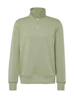 Gant Sweatshirt Lichtgrijs / Pastelgroen / Rood / Wit