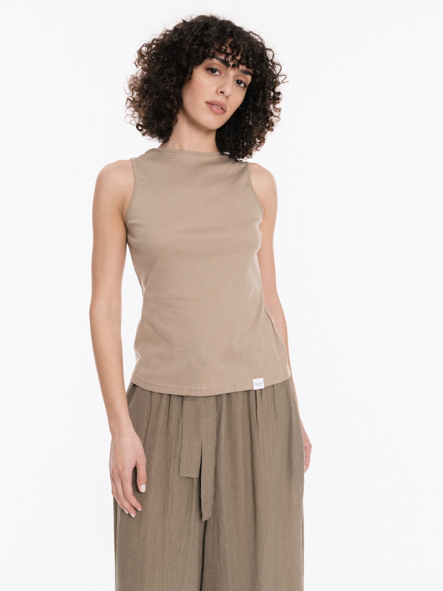 4TAILORS Top Confection kaki