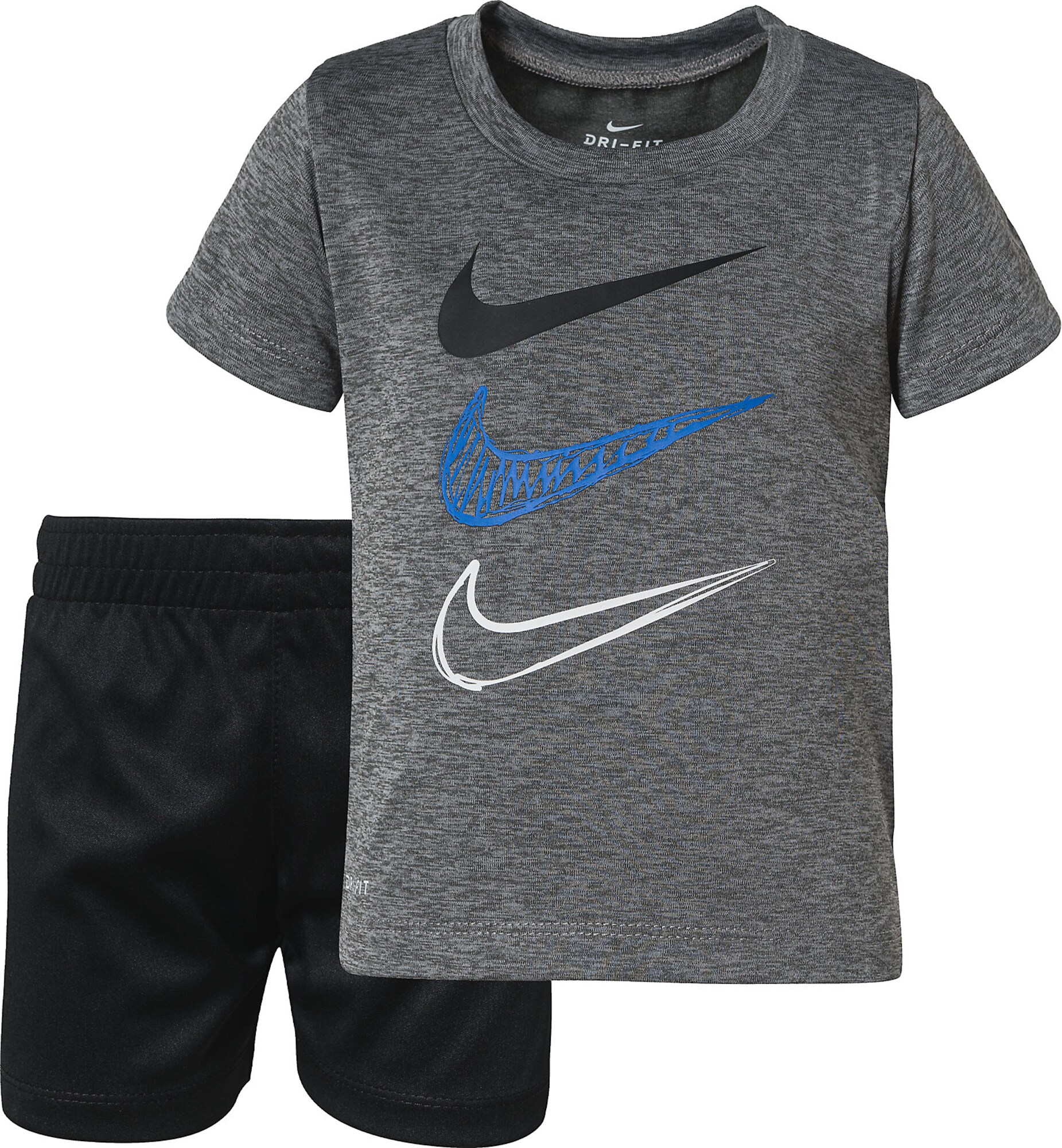 NIKE Sportinis kostiumas  juoda / pilka