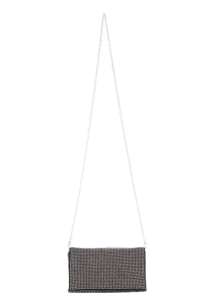 NAEMI Clutch Damen Größe One Size schwarz / silber