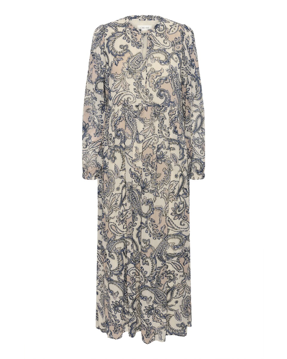 Klänning 'Bea' beige / mörkbeige