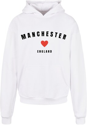 Merchcode Sweatshirt ‘Manchester’ Rood / Zwart / Wit