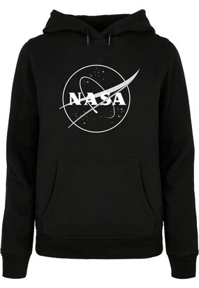 Merchcode Sweatshirt ‘NASA – Galaxy’ Lichtgrijs / Zwart / Wit