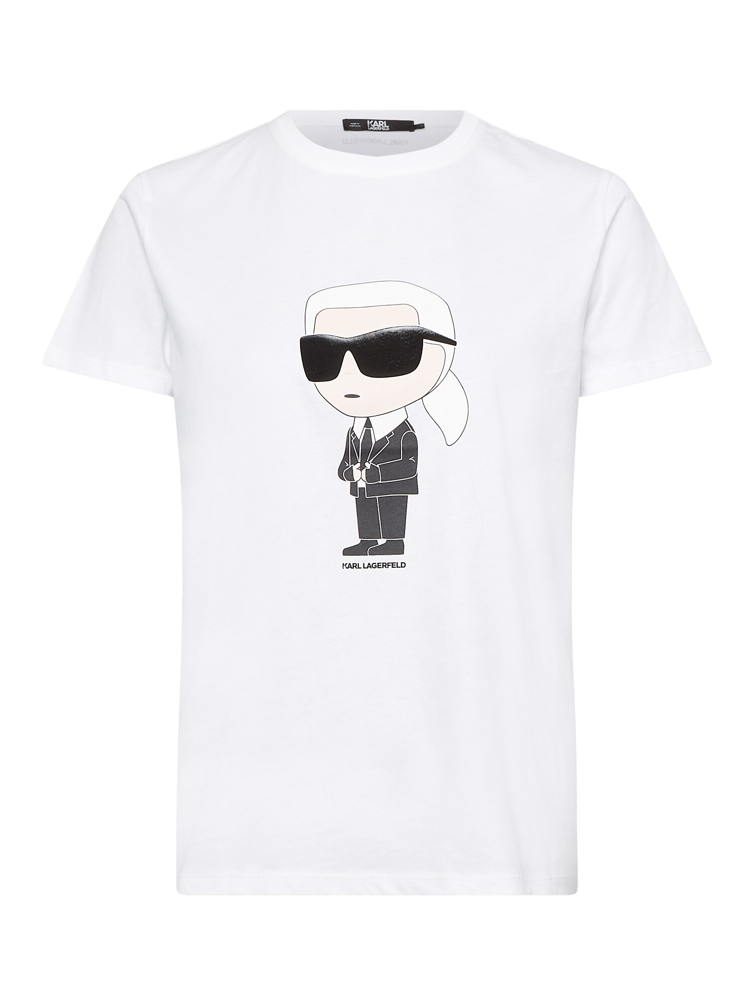 Karl Lagerfeld Shirts 'Ikonik 2.0'  creme / sort / offwhite