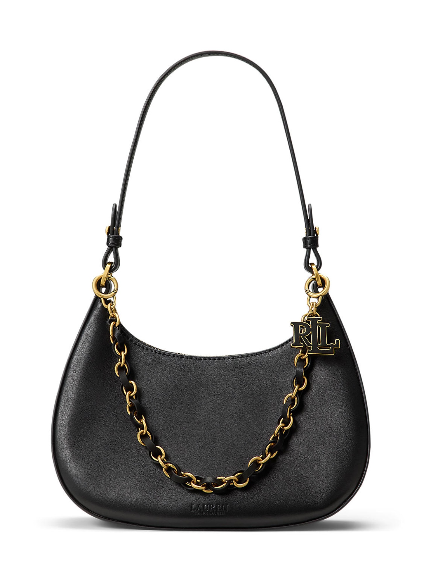 Leather Medium Marcy Zip Shoulder Bag 8
