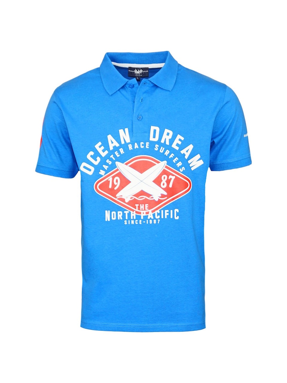 T-shirt 'Ocean Dream' azur / orange