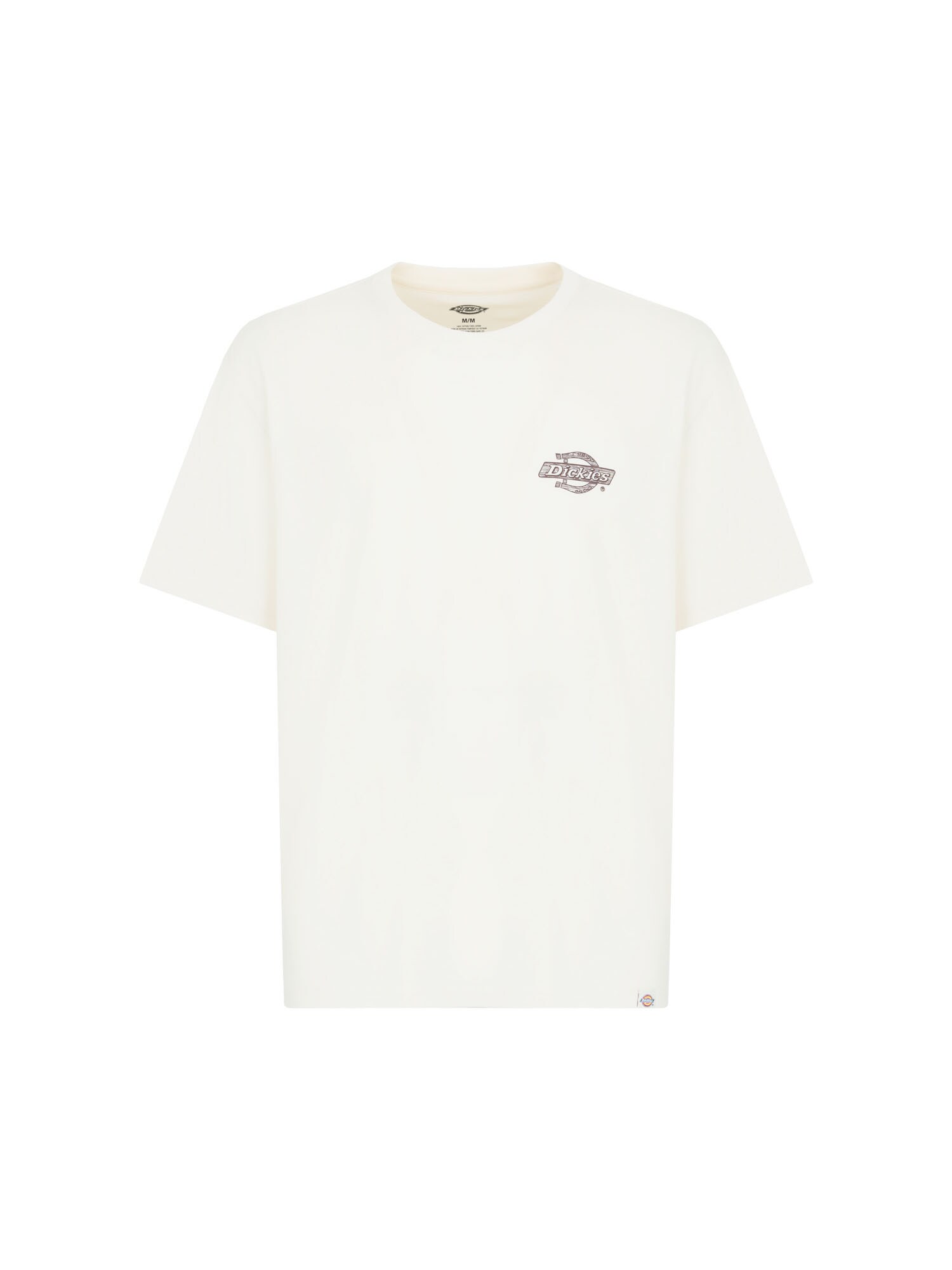 DICKIES Póló 'WOOD'  barna / fehér akciós termékkép 1