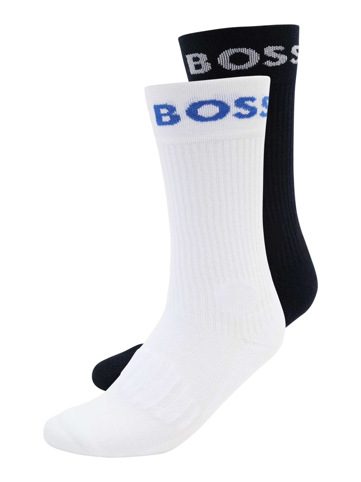 BOSS Black Къси чорапи  кралско синьо / черно / бяло
