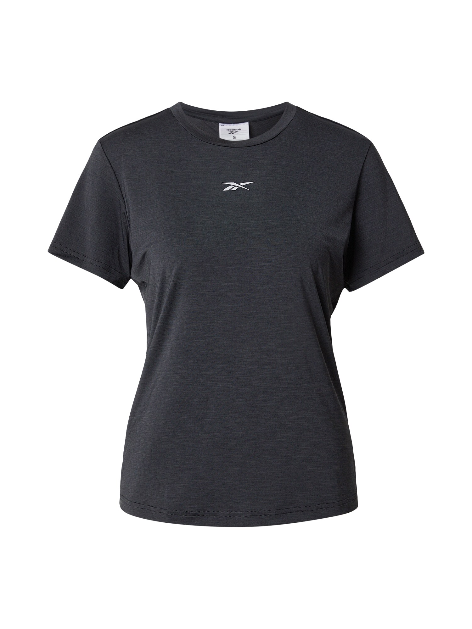Reebok Tricou funcțional  gri deschis / negru amestecat