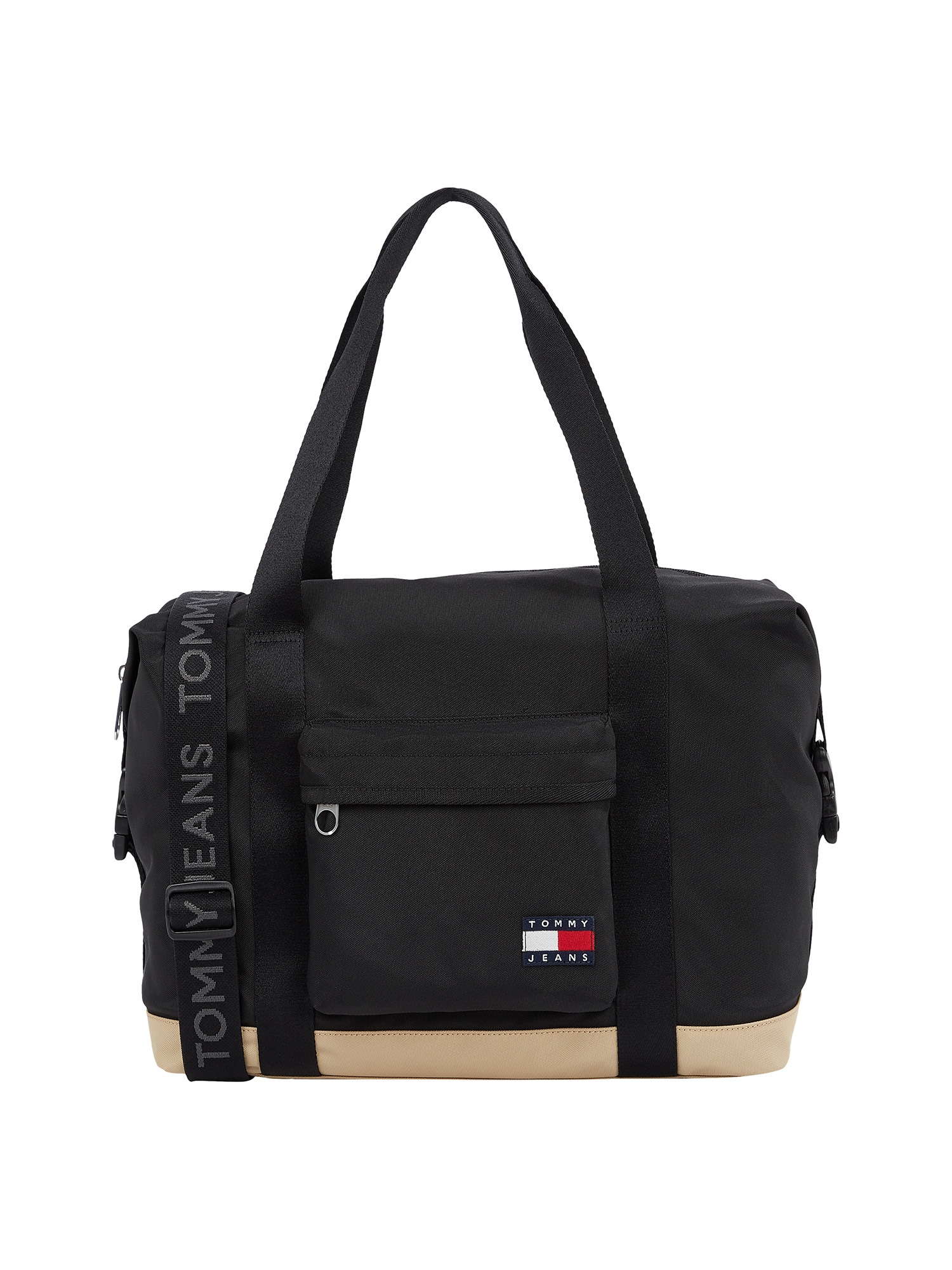 Tommy Jeans Víkendová taška 'ESS DAILY' kaki / čierna