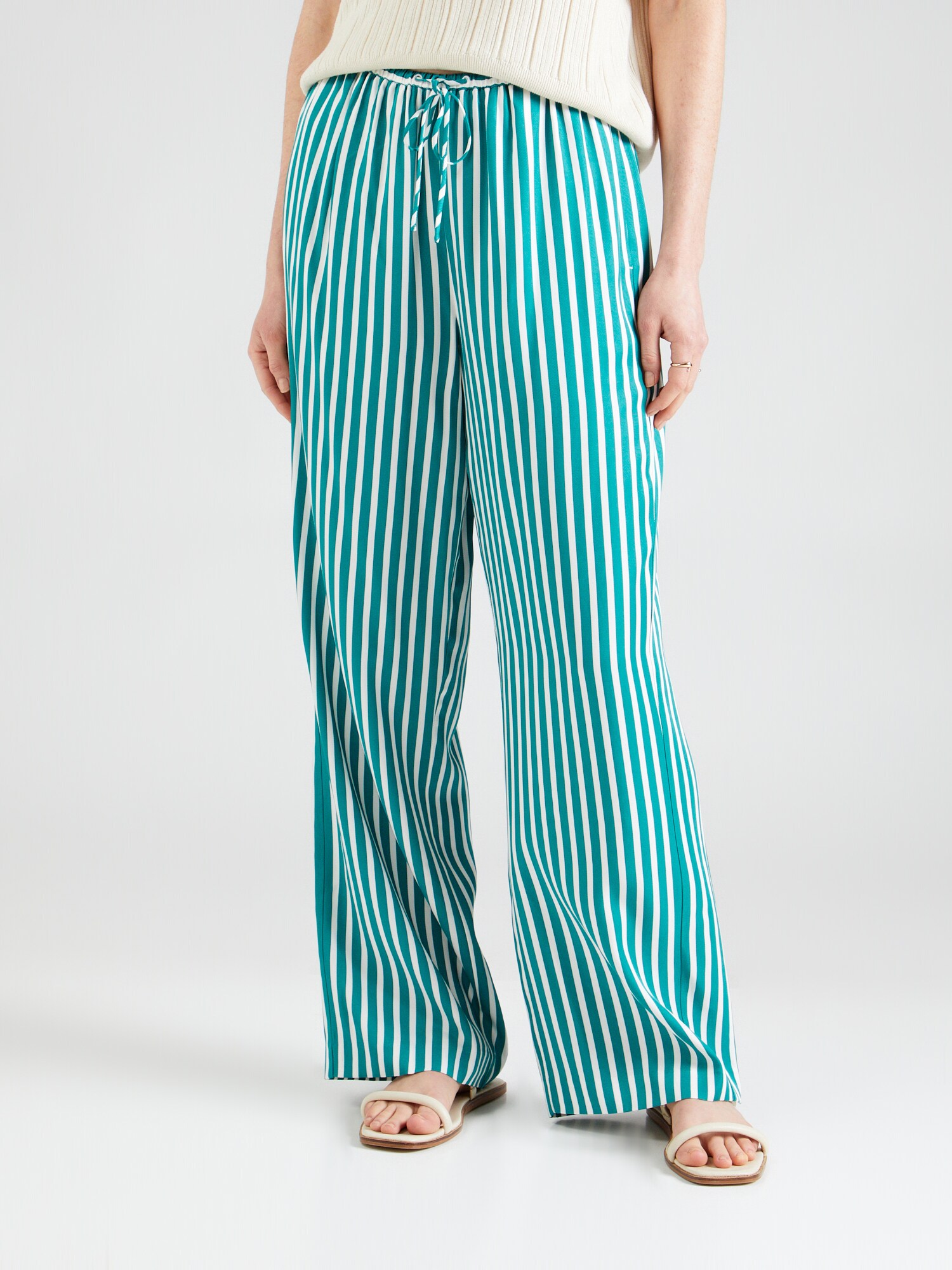 TOMMY HILFIGER Nadrág  türkiz / fehér termék 2. képe
