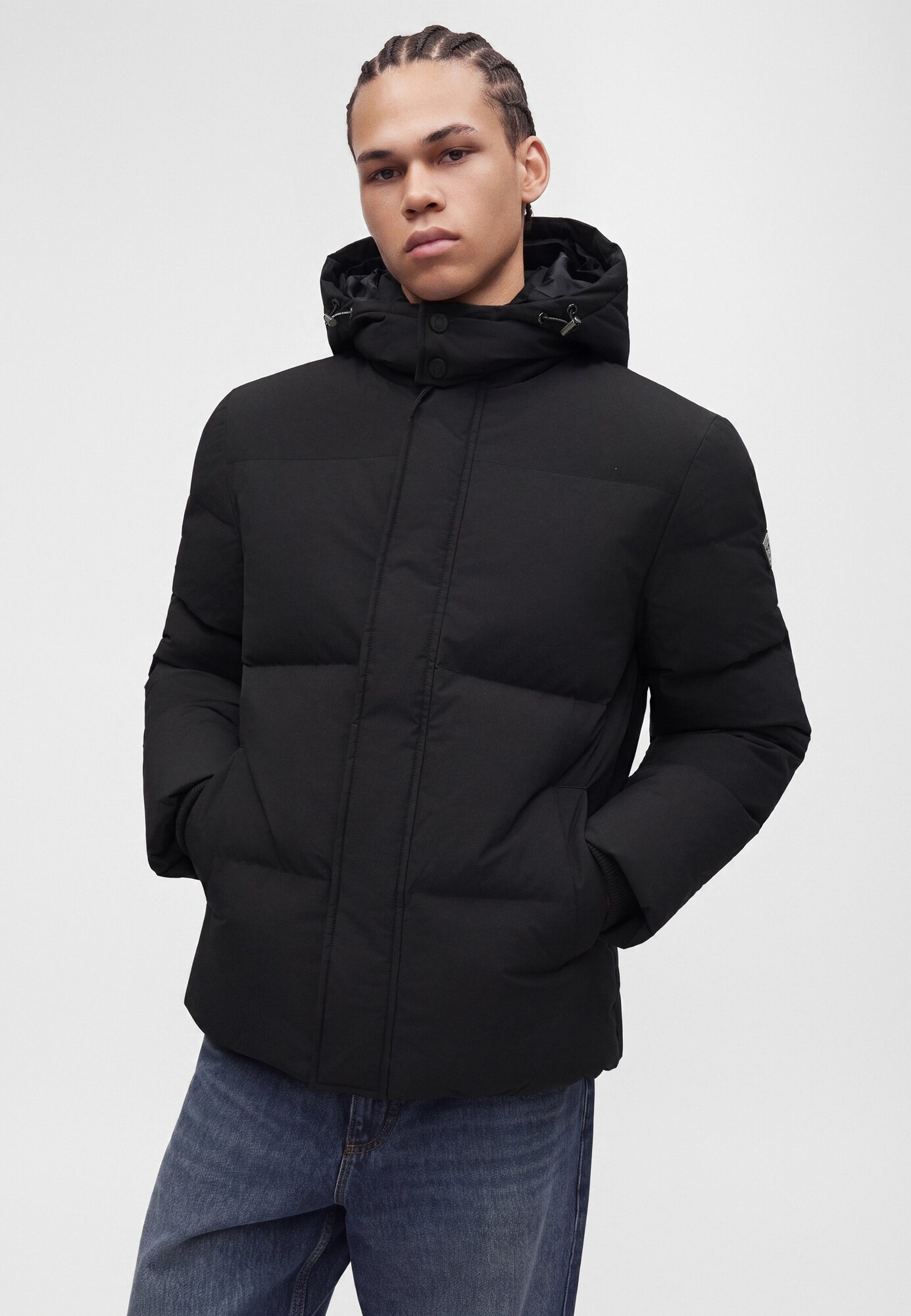 GUESS Chaqueta de invierno  negro – imagen 7