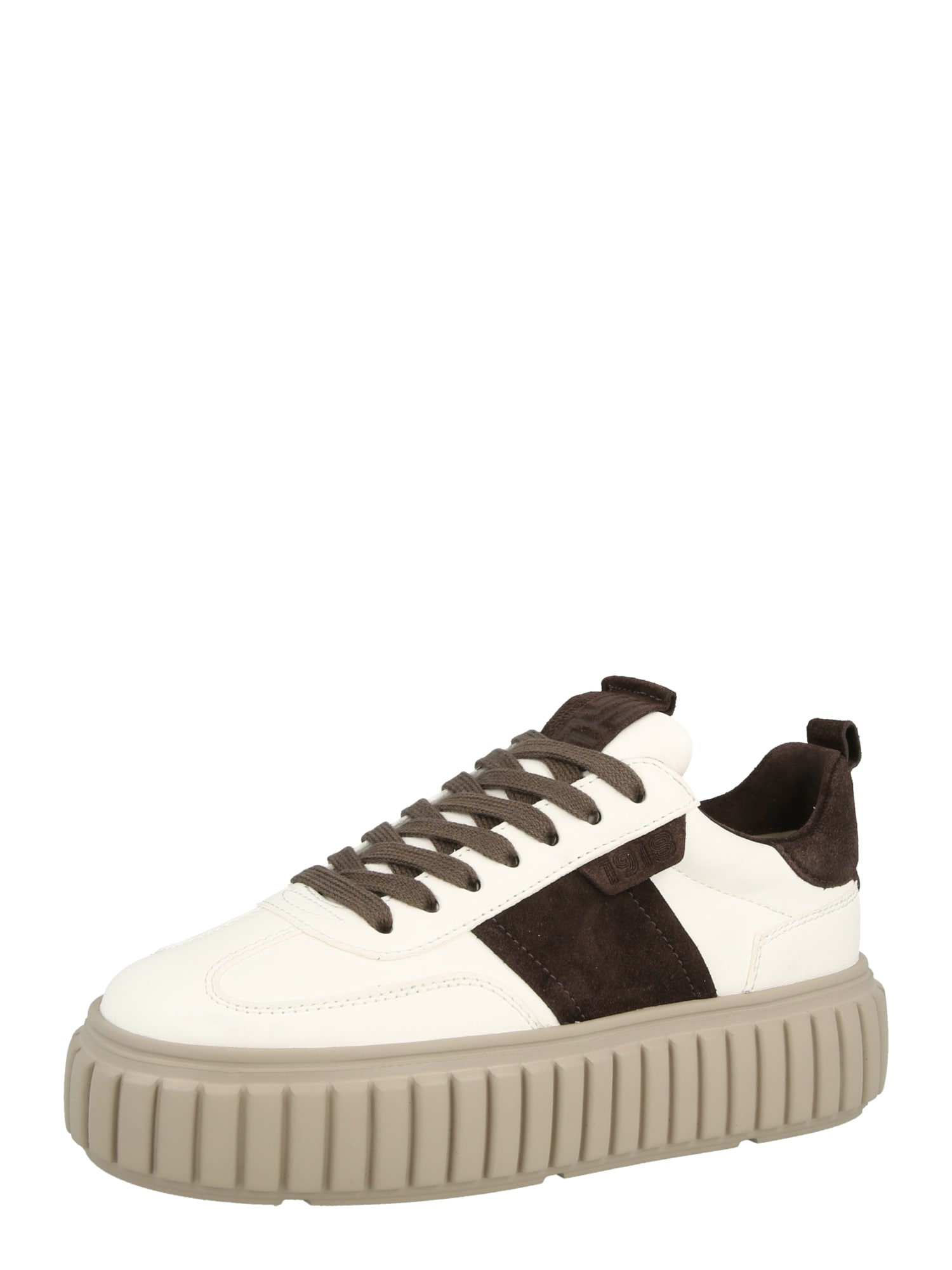 Kennel & Schmenger Sneaker low ZAP crem / ciocolatiu