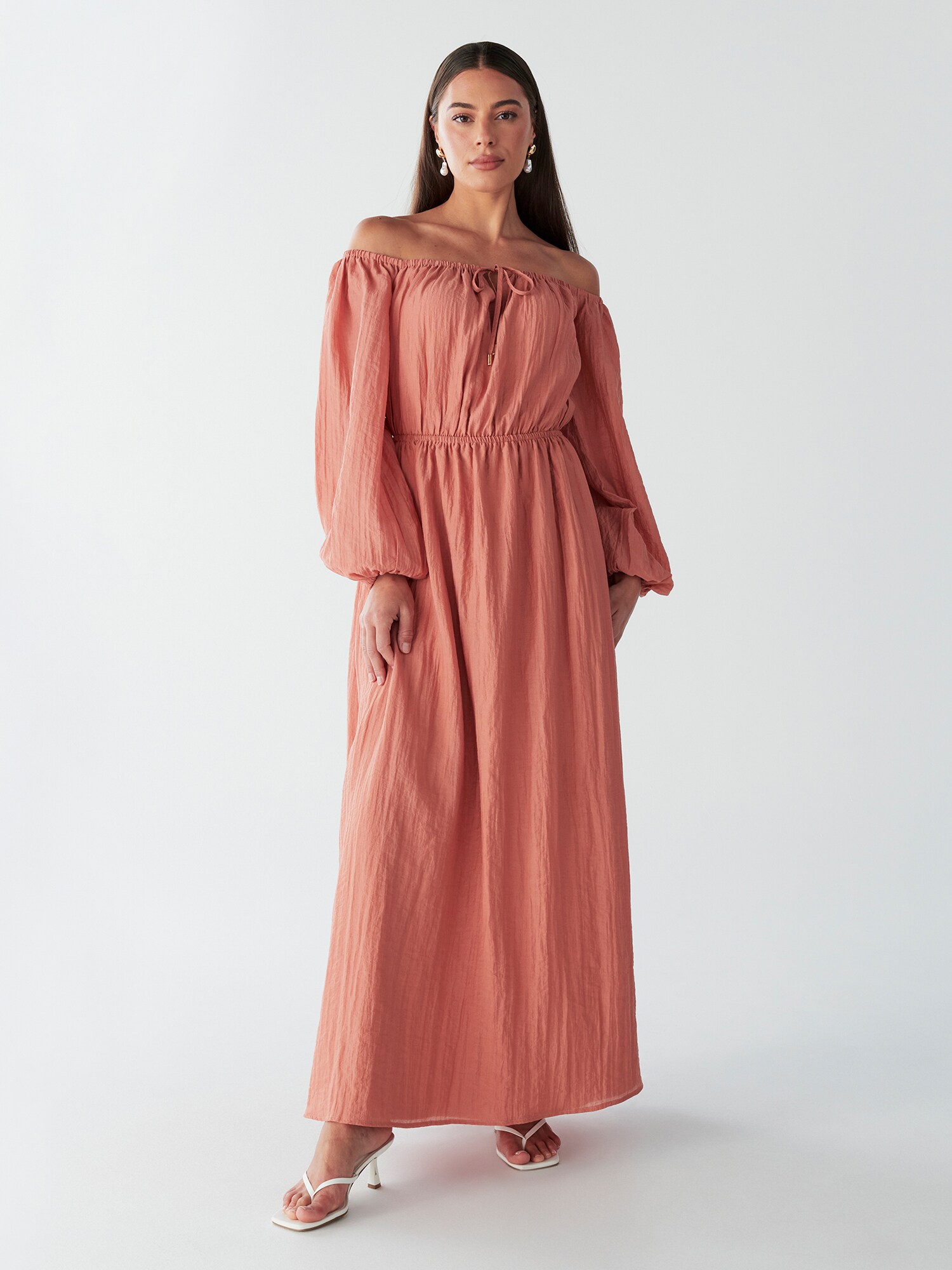 BWLDR Rochie 'GEORGIE MAXI DRESS'  portocaliu piersică