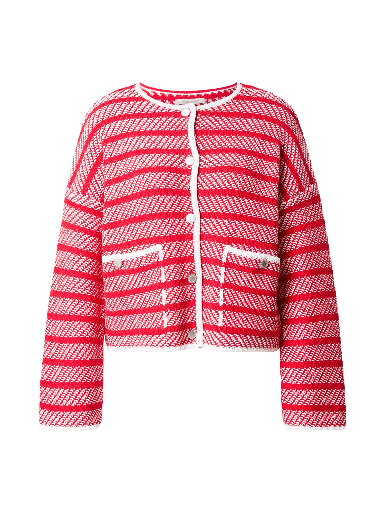 Barbour Kardigán 'Barbour Polly'  červená / biela
