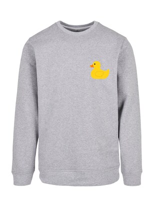 F4NT4STIC Sweatshirt ‘Yellow Rubber Duck’ Geel / Grijs