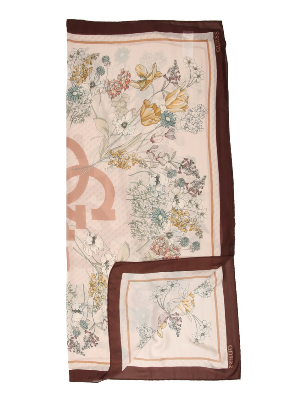Scarf ljusbeige / brun